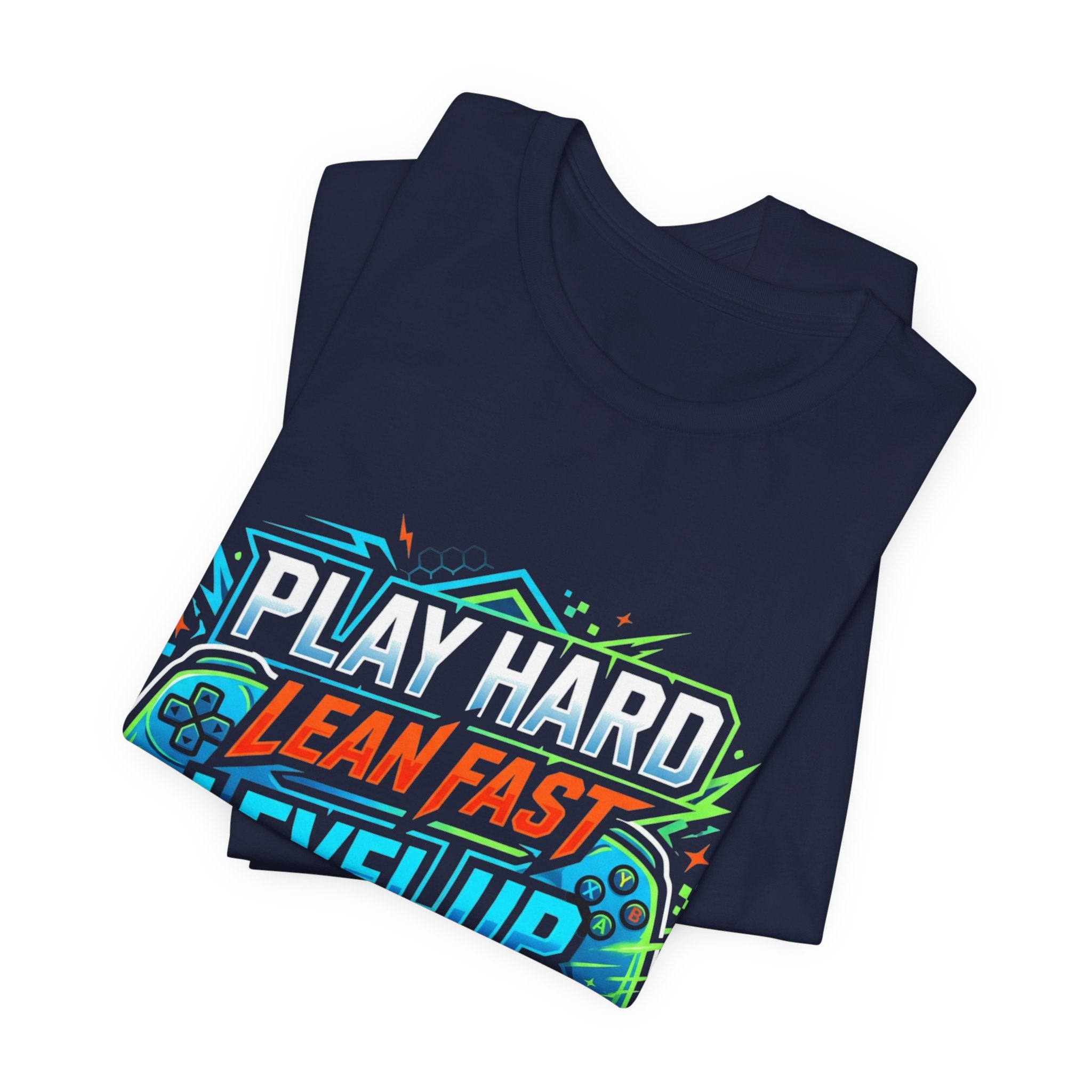 Level Up Repeat Gaming T-Shirt — Play Hard, Learn Fast Gamer Tee