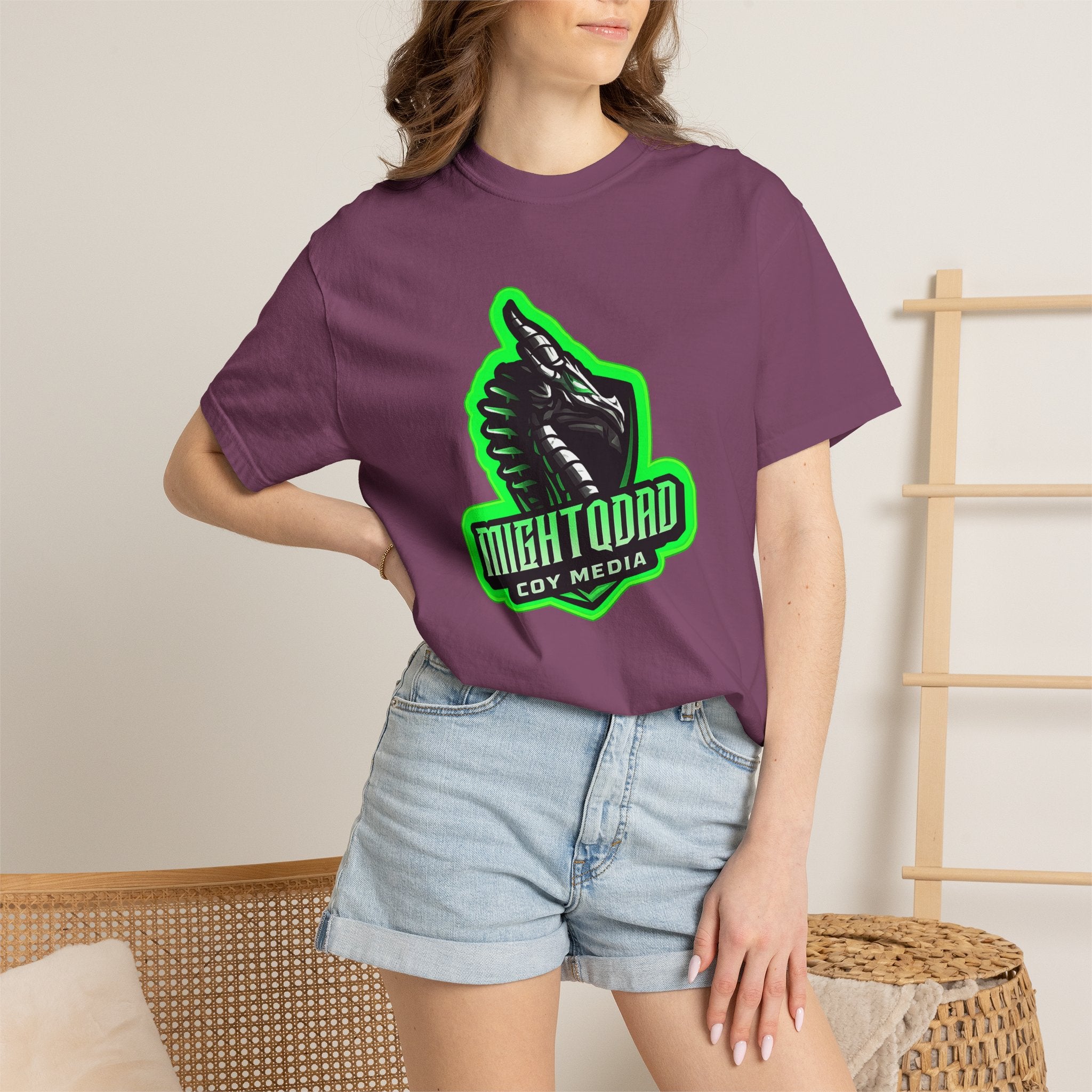 MIGHTYQGAMER Streamer Unisex Garment-Dyed T-shirt