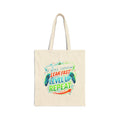 Tote Bag — "Eat Hard, Lean Fast, Level Up, Repeat" Gamer Canvas Tote
