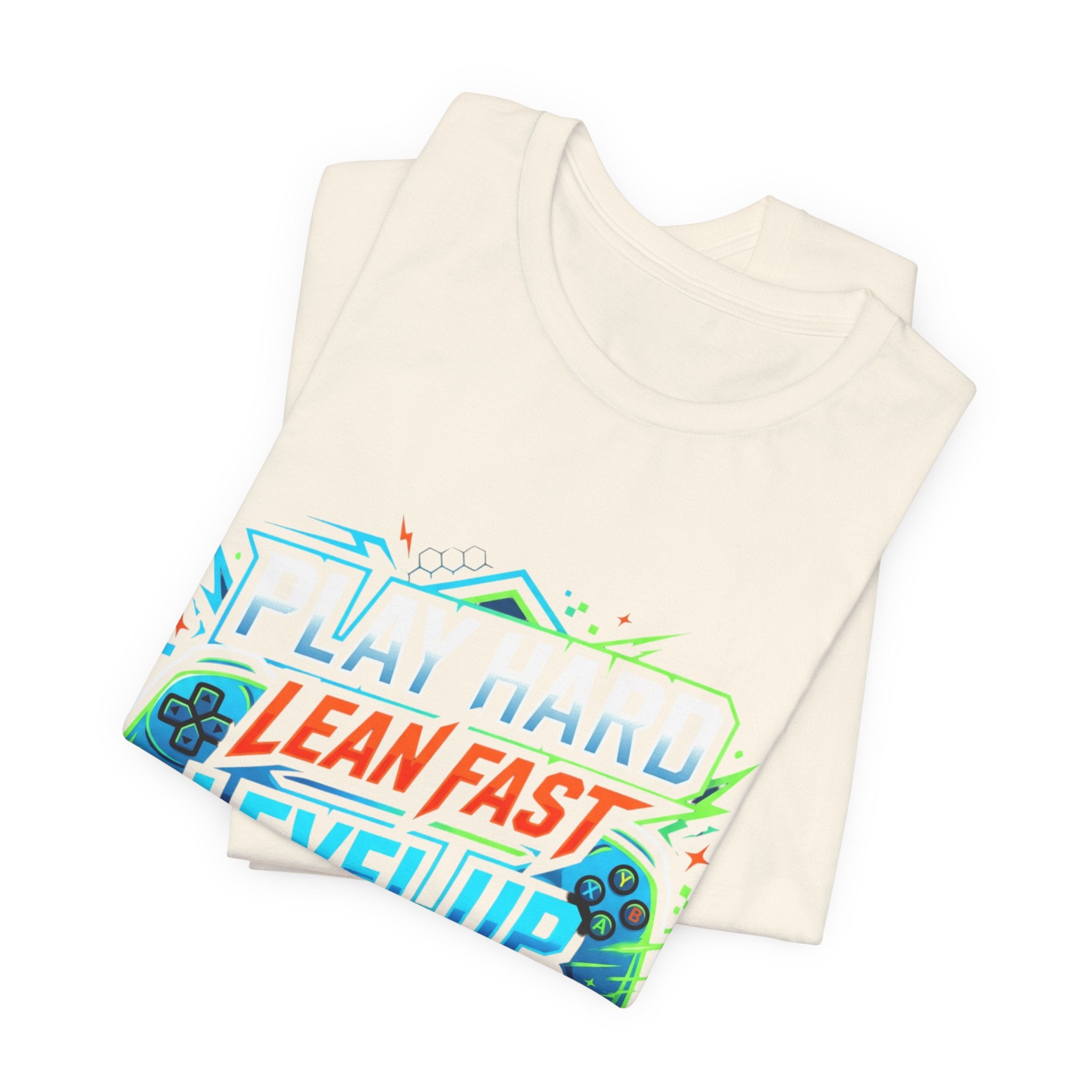 Level Up Repeat Gaming T-Shirt — Play Hard, Learn Fast Gamer Tee