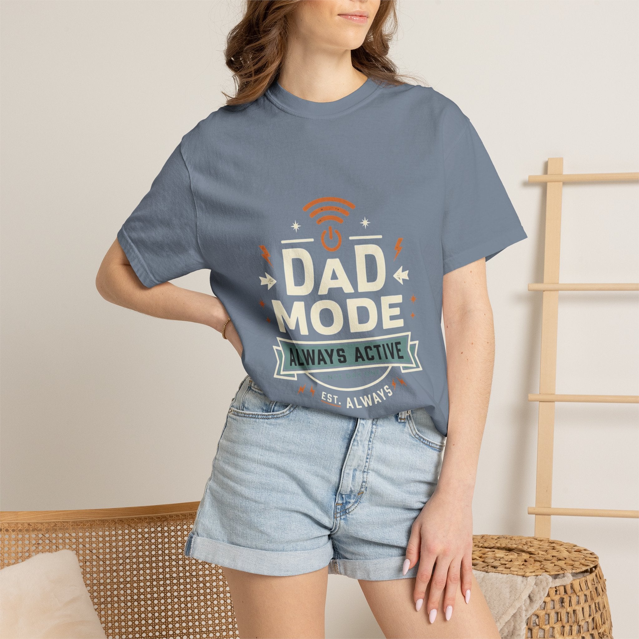 Dad Mode Always Active T-Shirt — Funny Father’s Day Tee