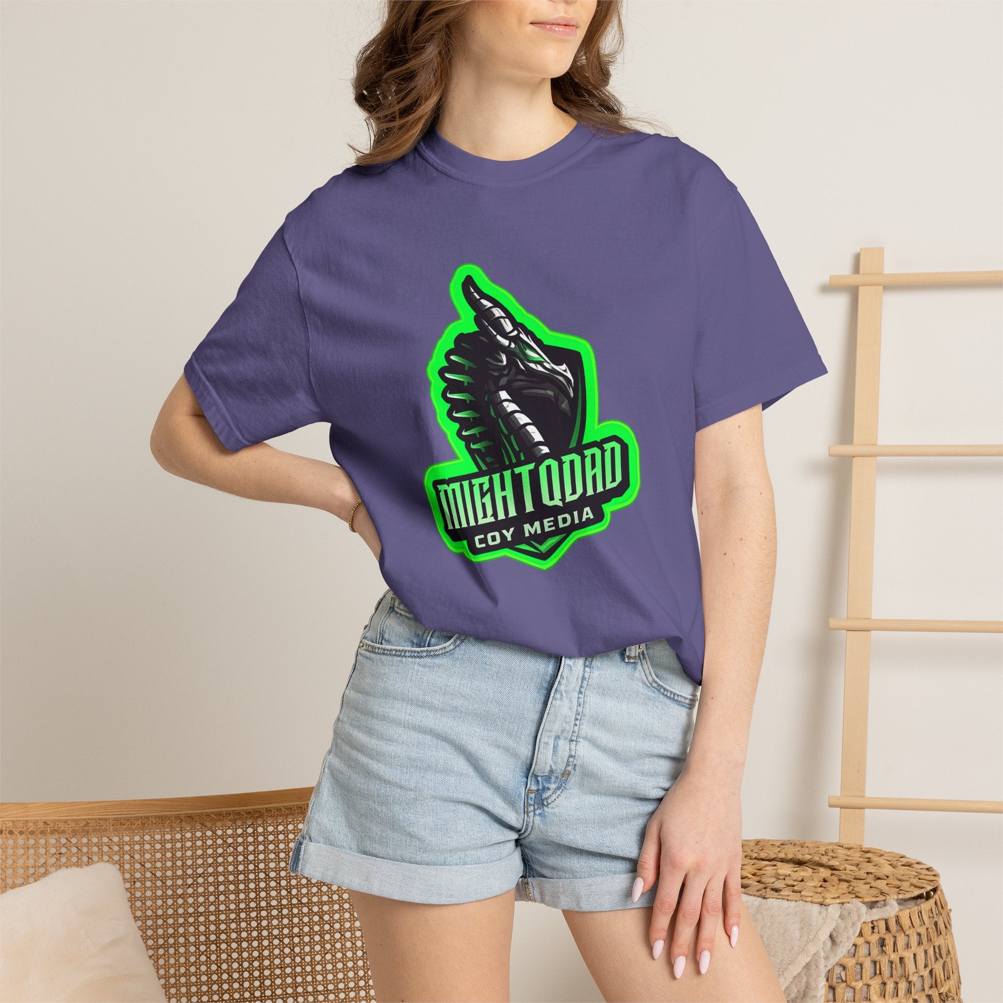 MIGHTYQGAMER Streamer Unisex Garment-Dyed T-shirt