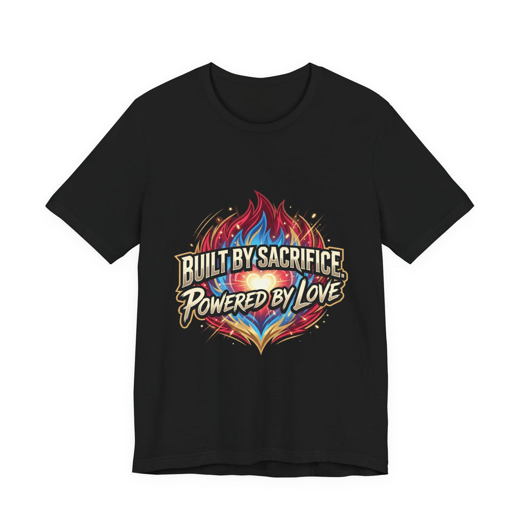Built by Sacrifice, Powered by Love T‑Shirt