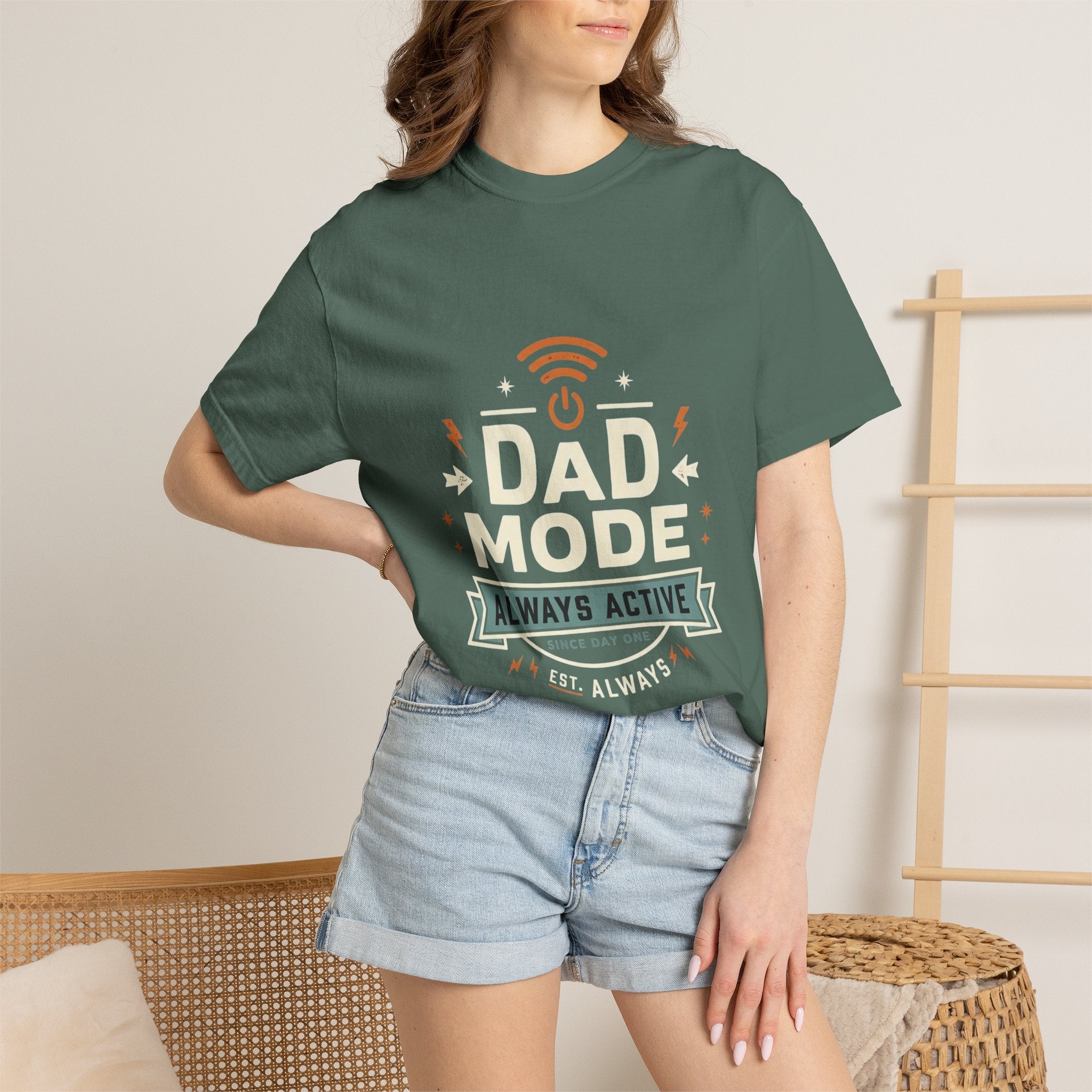 Dad Mode Always Active T-Shirt — Funny Father’s Day Tee