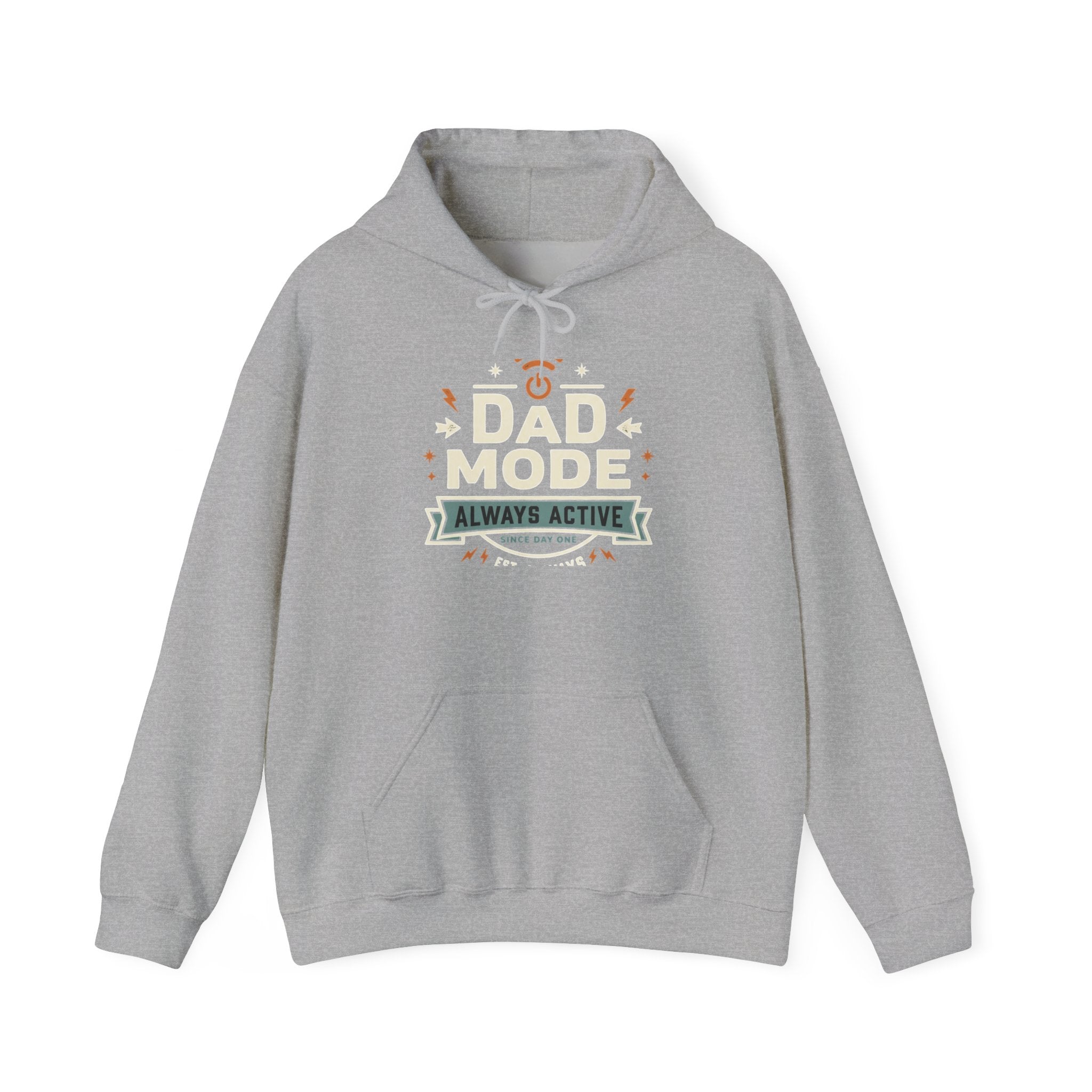 Dad Mode Hoodie — “Dad Mode Always Active” Graphic Pullover (Father’s Day Gift)