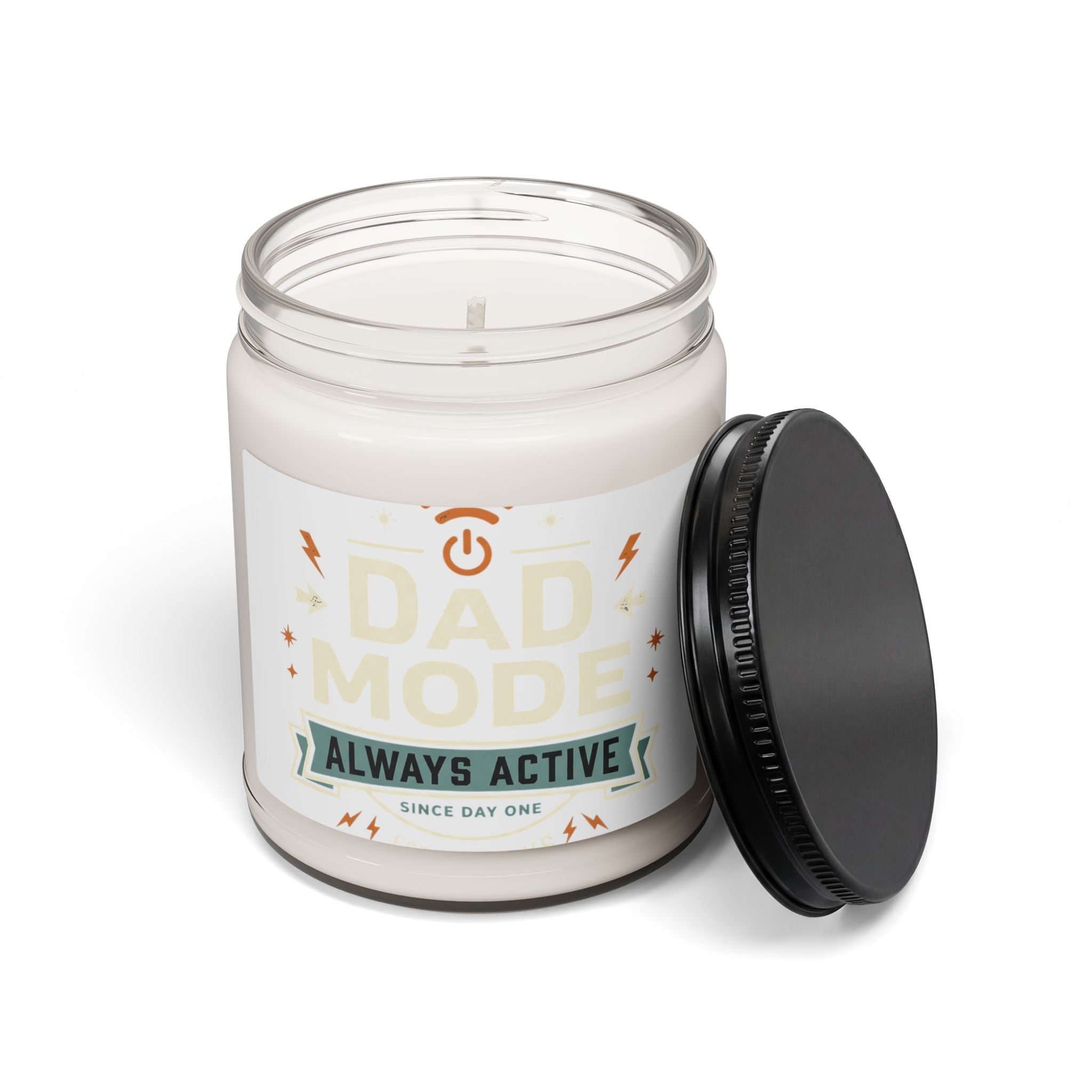 Dad Mode Soy Candle - 'Always Active' 9oz Scented Gift for New Dads