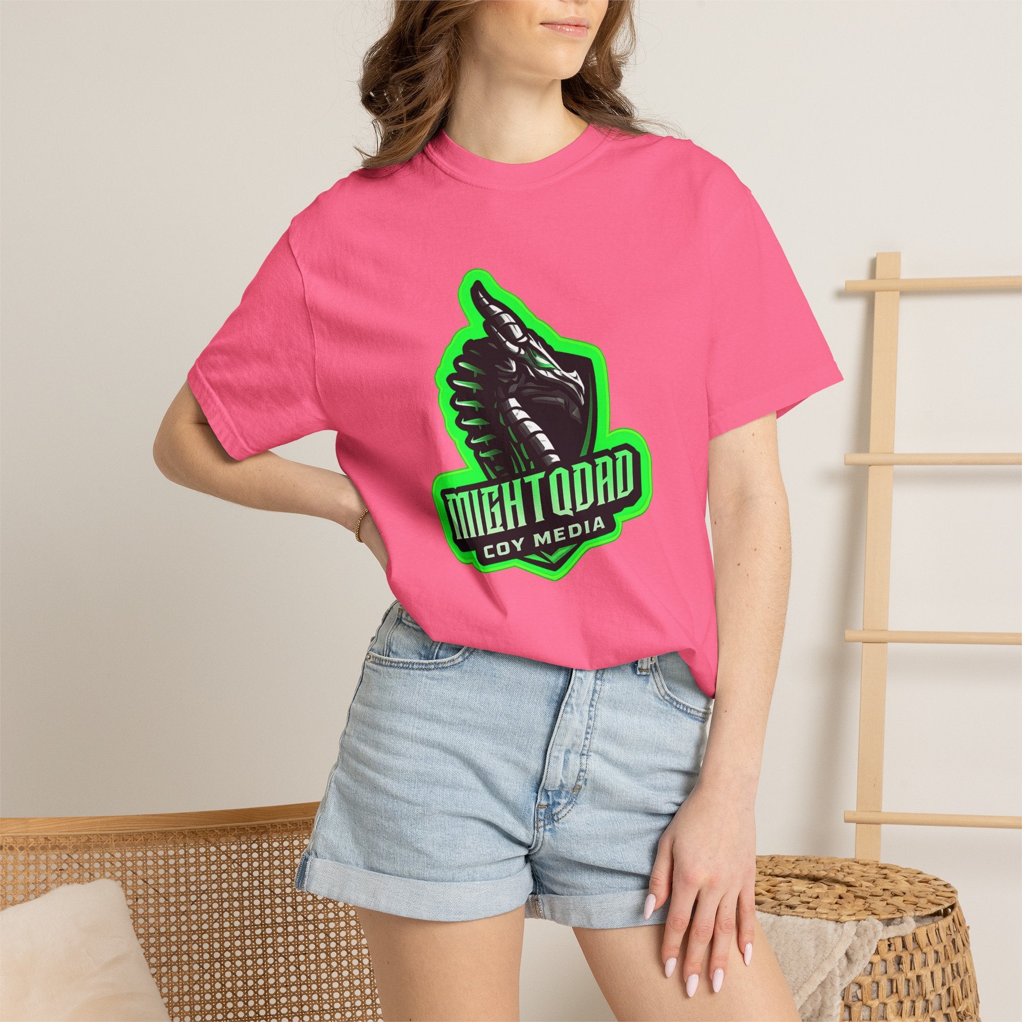 MIGHTYQGAMER Streamer Unisex Garment-Dyed T-shirt
