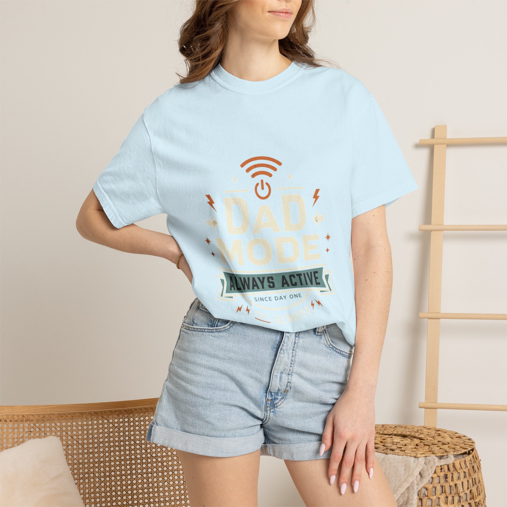 Dad Mode Always Active T-Shirt — Funny Father’s Day Tee