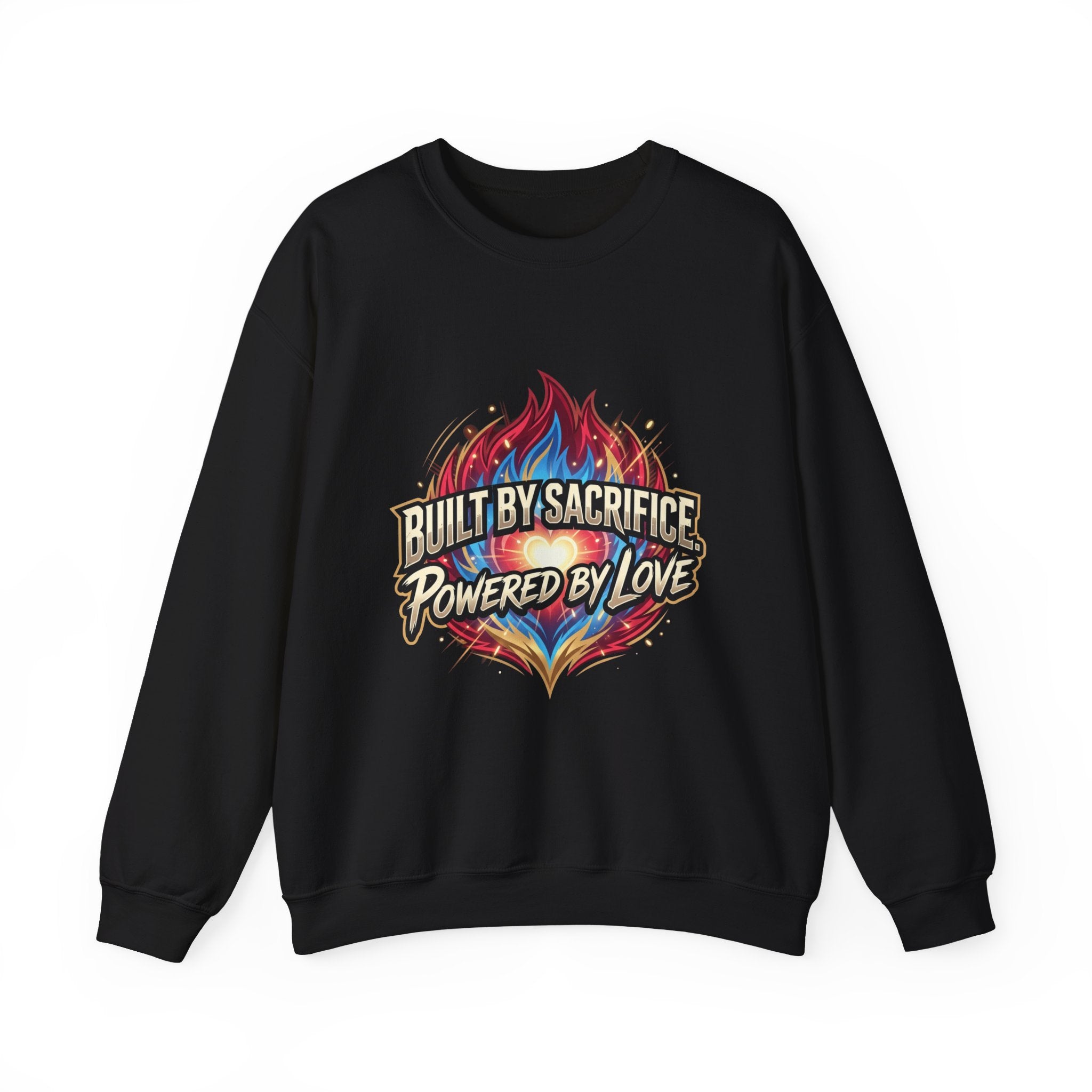 Built By Sacrifice, Powered By Love Crewneck Sweatshirt