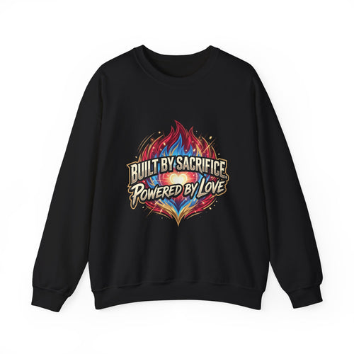 Built By Sacrifice, Powered By Love Crewneck Sweatshirt