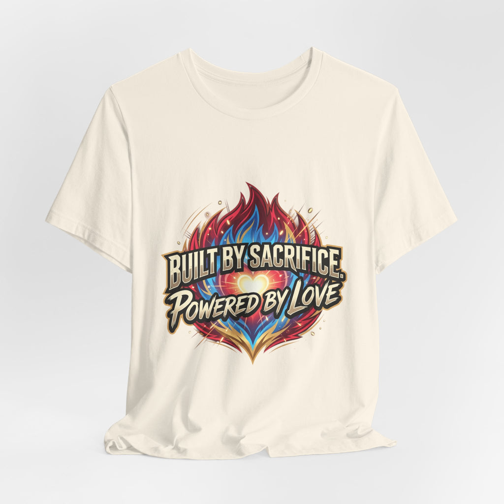 Built by Sacrifice, Powered by Love T‑Shirt