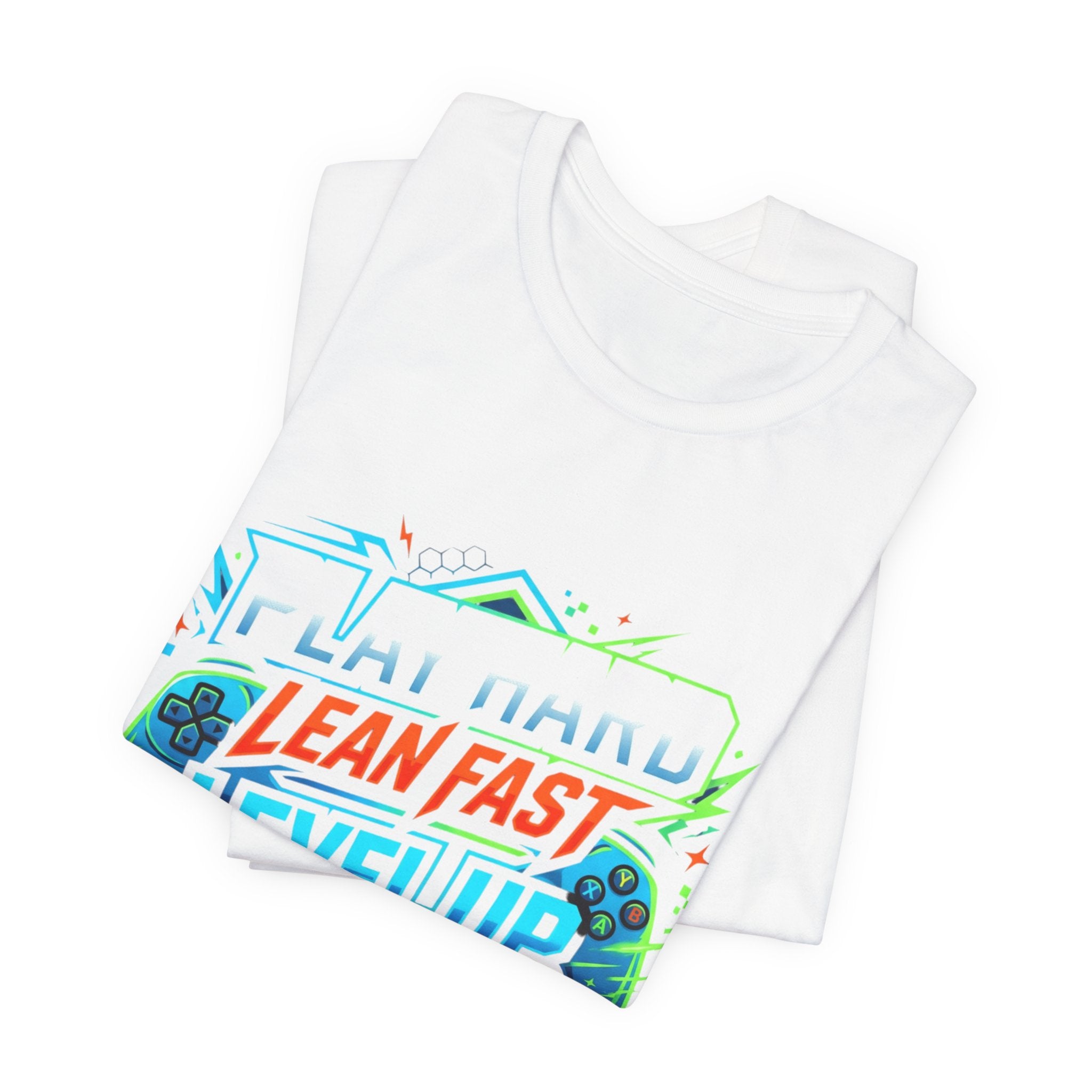 Level Up Repeat Gaming T-Shirt — Play Hard, Learn Fast Gamer Tee