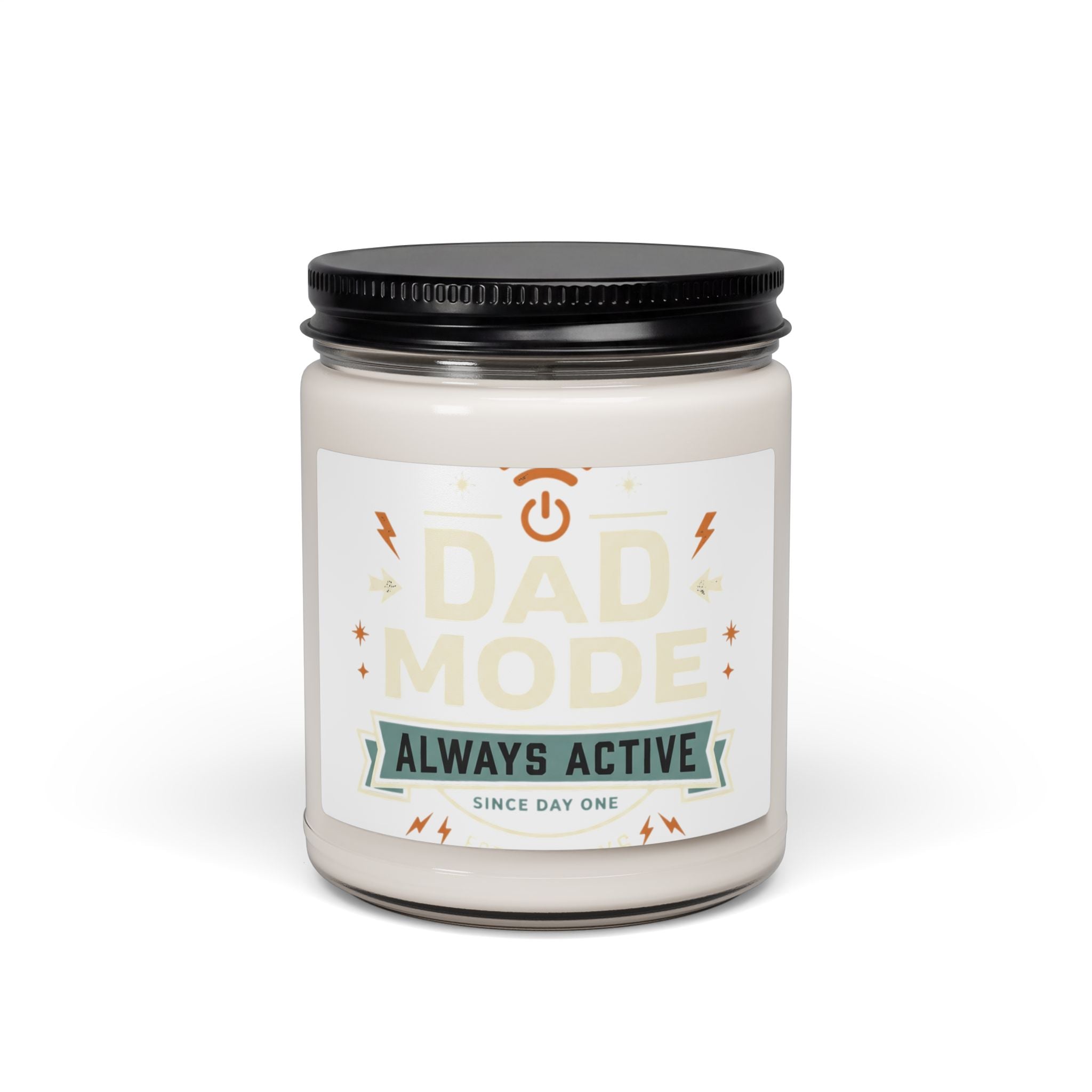 Dad Mode Soy Candle - 'Always Active' 9oz Scented Gift for New Dads