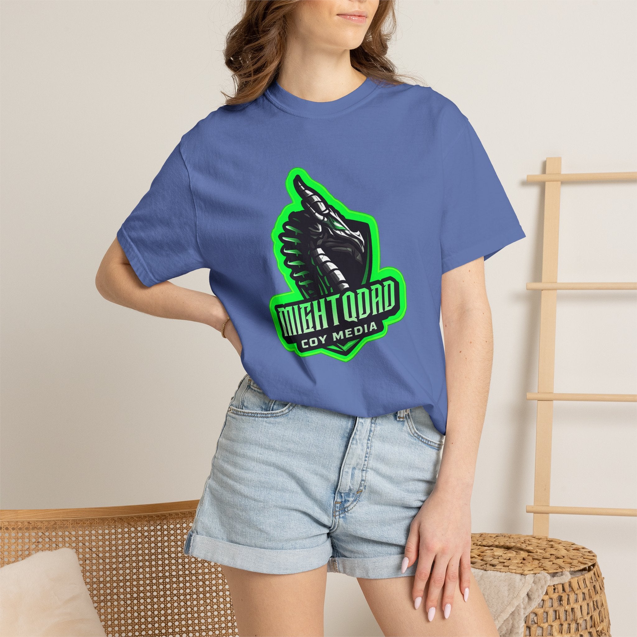 MIGHTYQGAMER Streamer Unisex Garment-Dyed T-shirt
