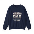 Mighty Dad Single Father Crewneck Sweatshirt — Proud Single Dad Gift