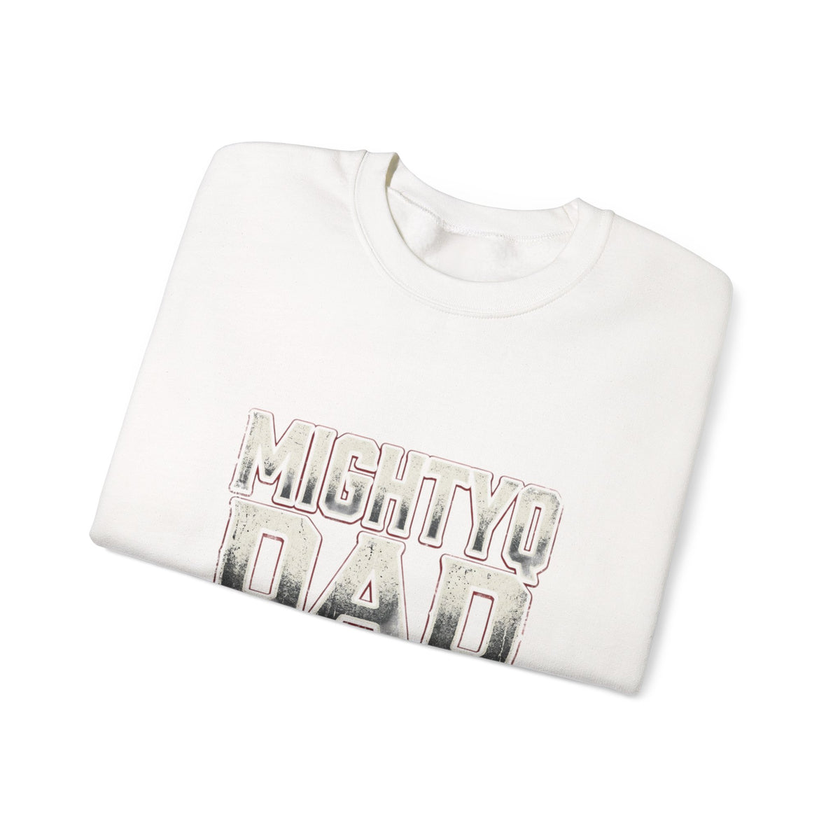 Mighty Dad Single Father Crewneck Sweatshirt — Proud Single Dad Gift