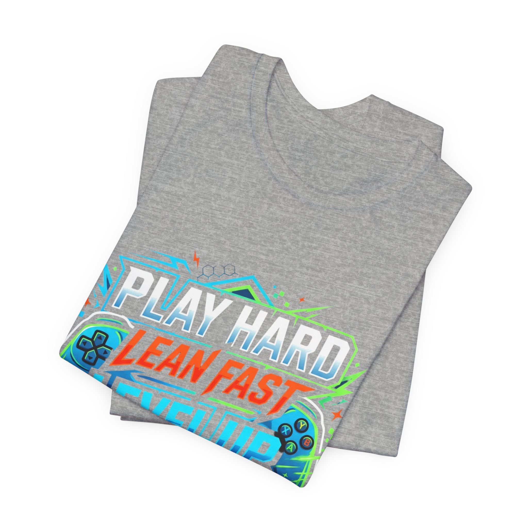 Level Up Repeat Gaming T-Shirt — Play Hard, Learn Fast Gamer Tee
