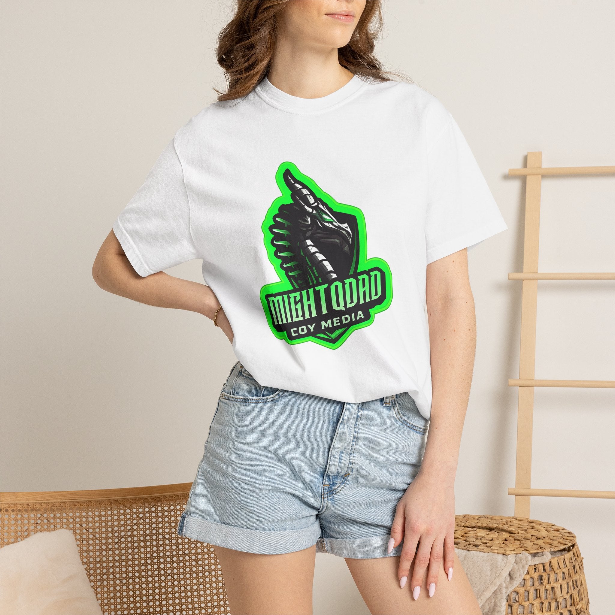 MIGHTYQGAMER Streamer Unisex Garment-Dyed T-shirt