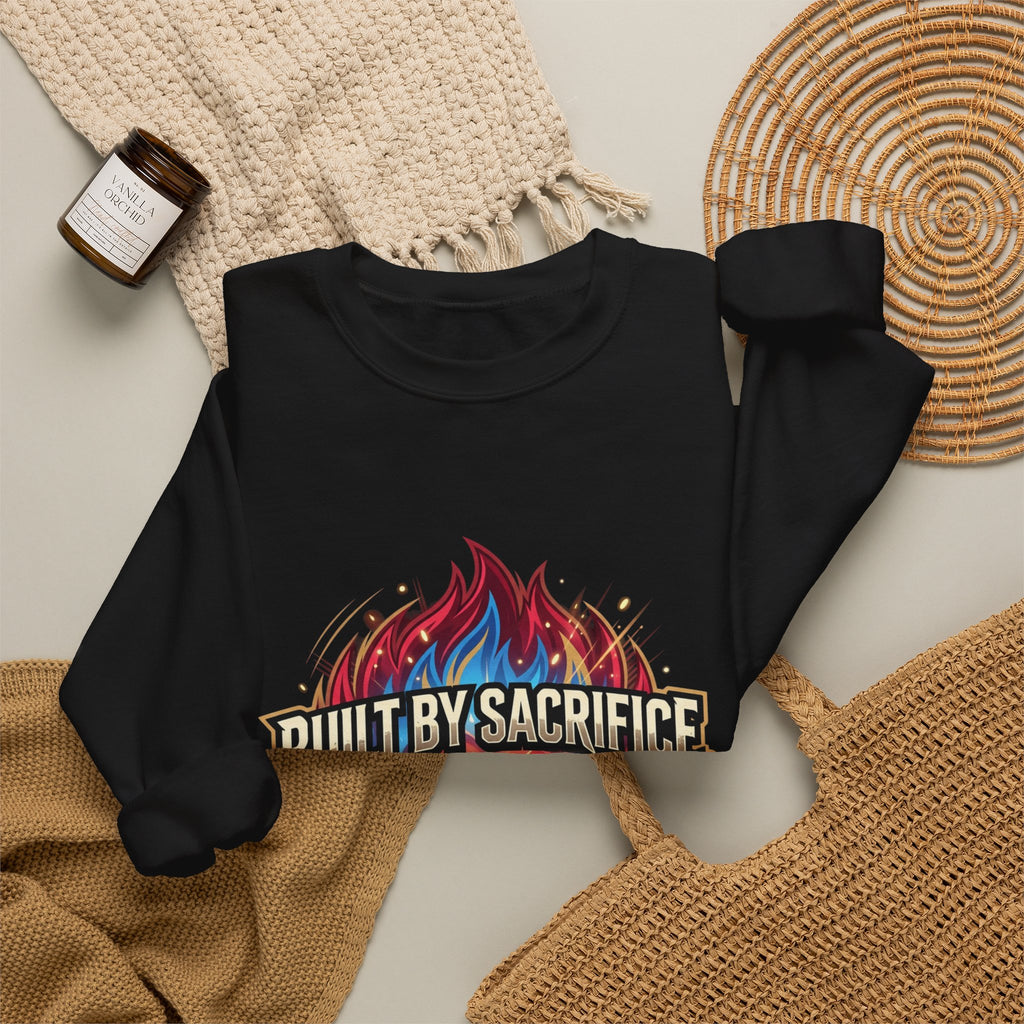 Built By Sacrifice, Powered By Love Crewneck Sweatshirt