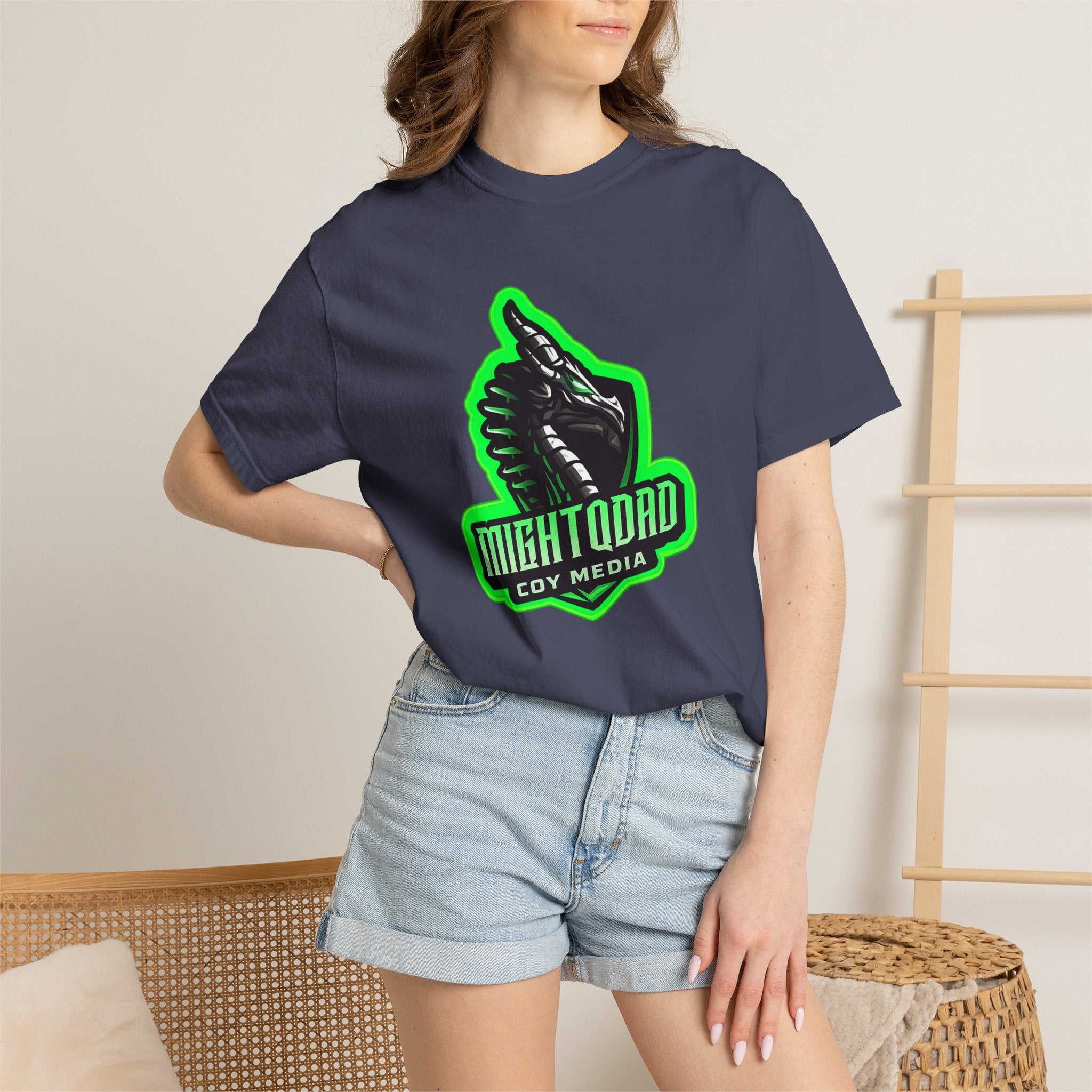 MIGHTYQGAMER Streamer Unisex Garment-Dyed T-shirt