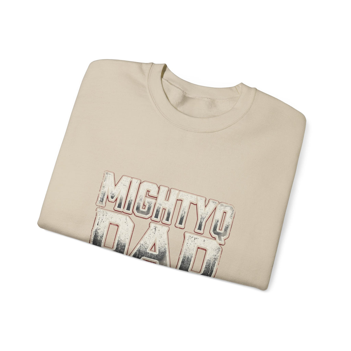 Mighty Dad Single Father Crewneck Sweatshirt — Proud Single Dad Gift