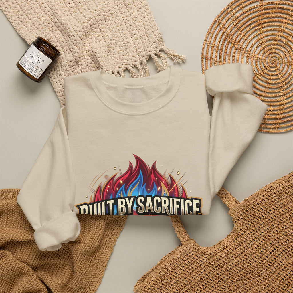 Built By Sacrifice, Powered By Love Crewneck Sweatshirt
