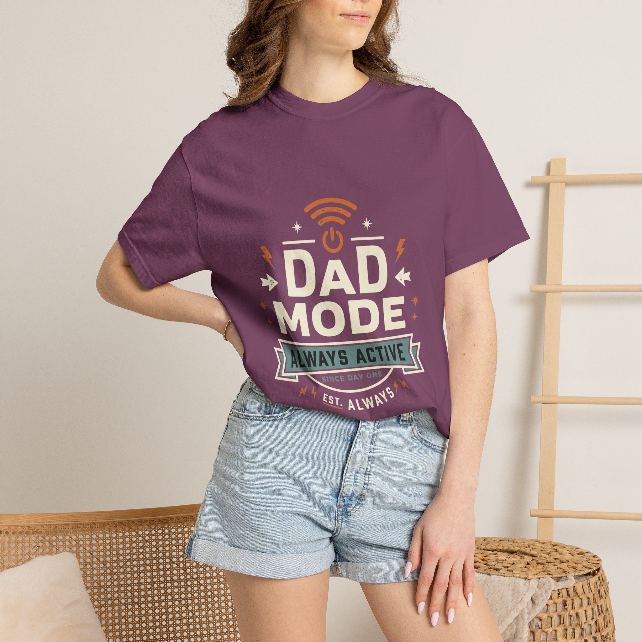 Dad Mode Always Active T-Shirt — Funny Father’s Day Tee