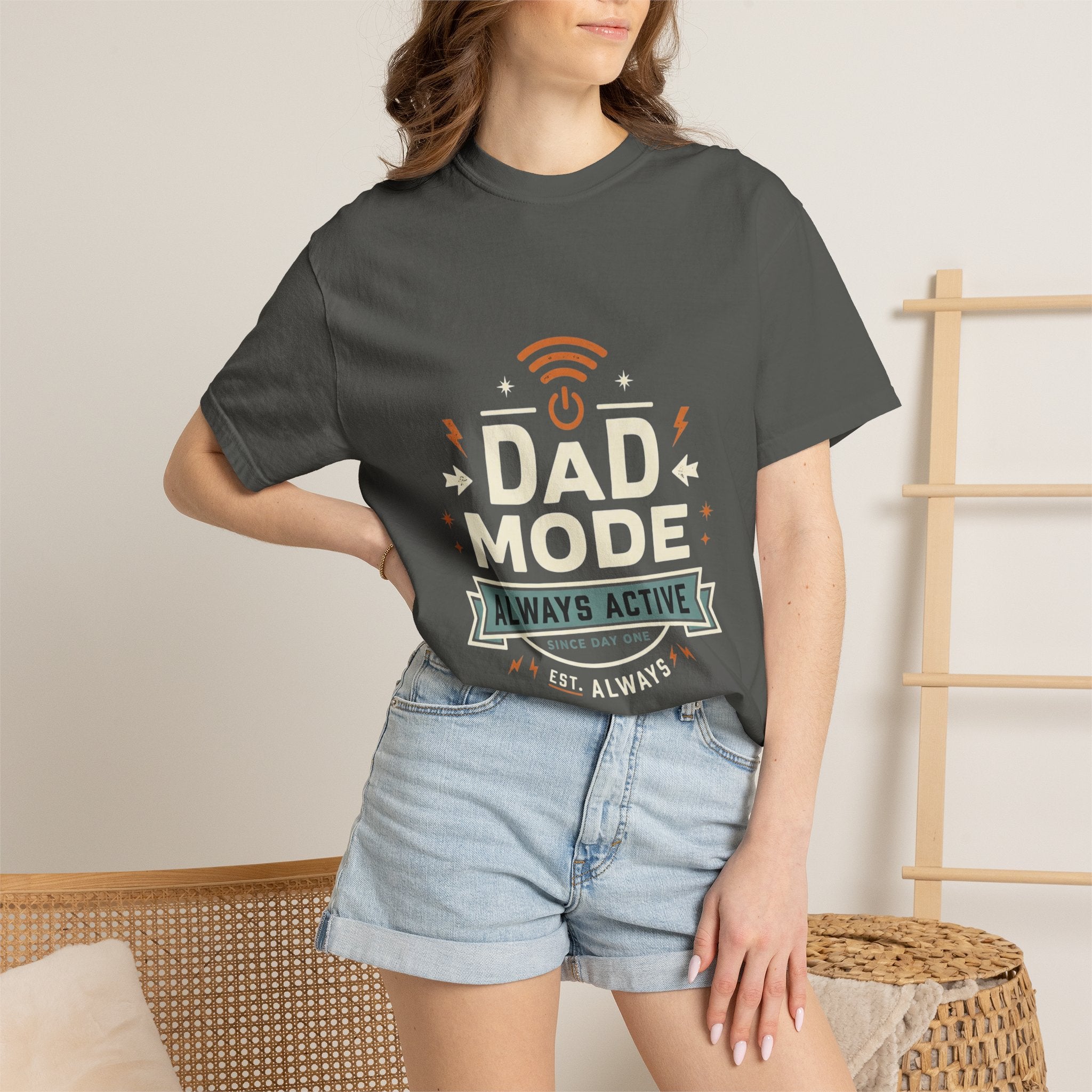 Dad Mode Always Active T-Shirt — Funny Father’s Day Tee