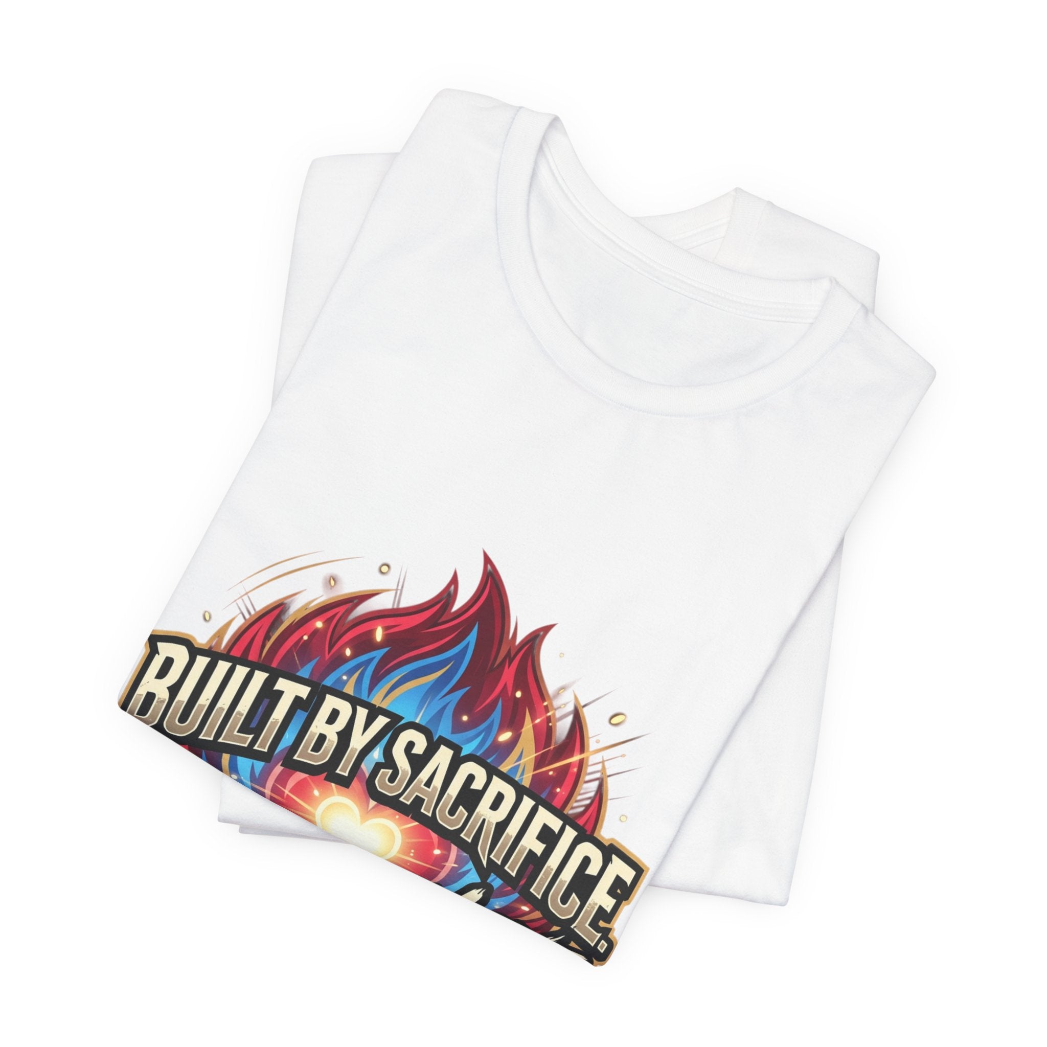 Built by Sacrifice, Powered by Love T‑Shirt