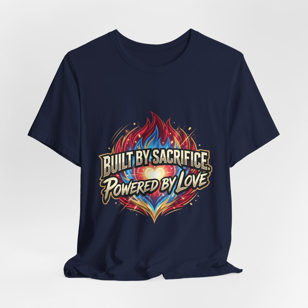 Built by Sacrifice, Powered by Love T‑Shirt