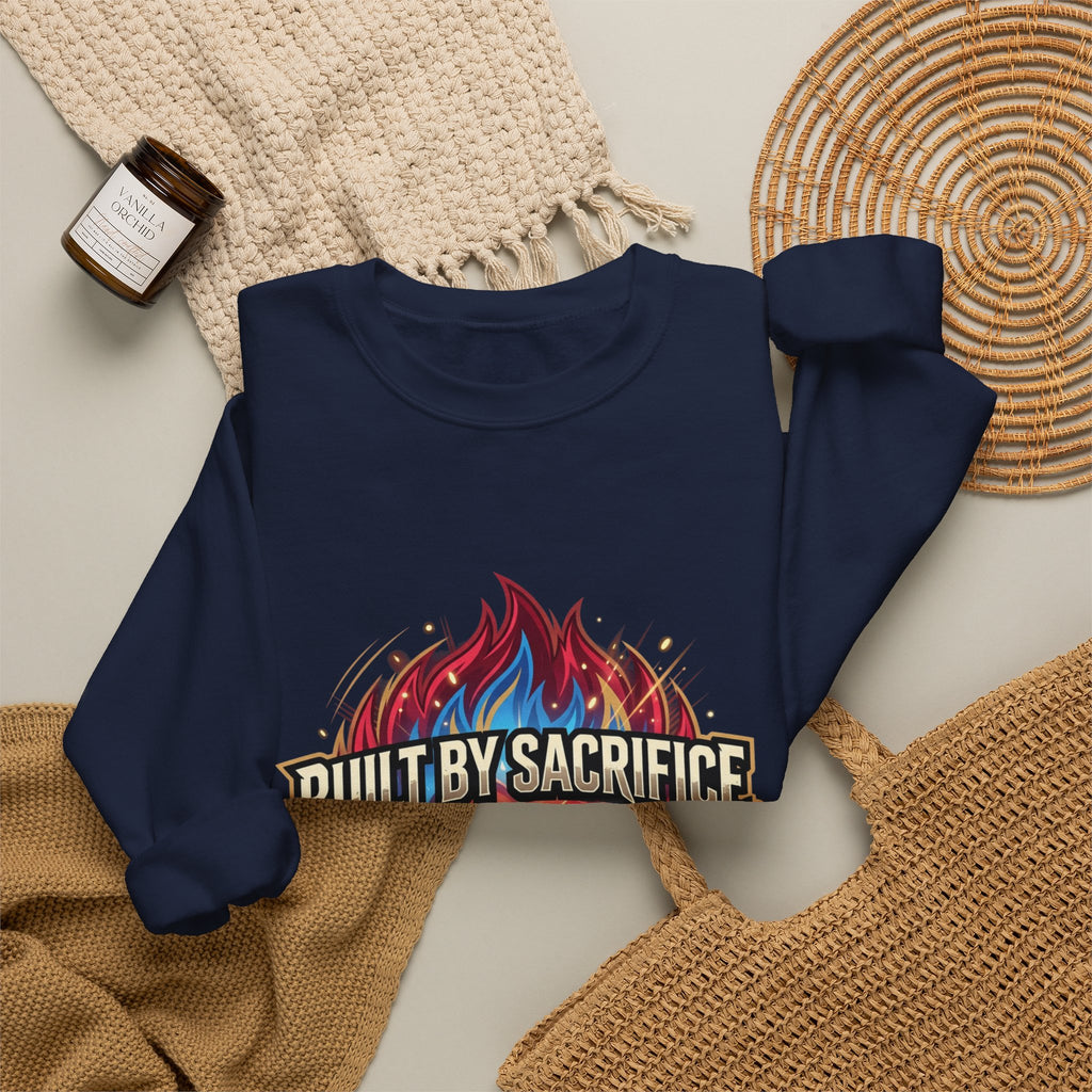 Built By Sacrifice, Powered By Love Crewneck Sweatshirt