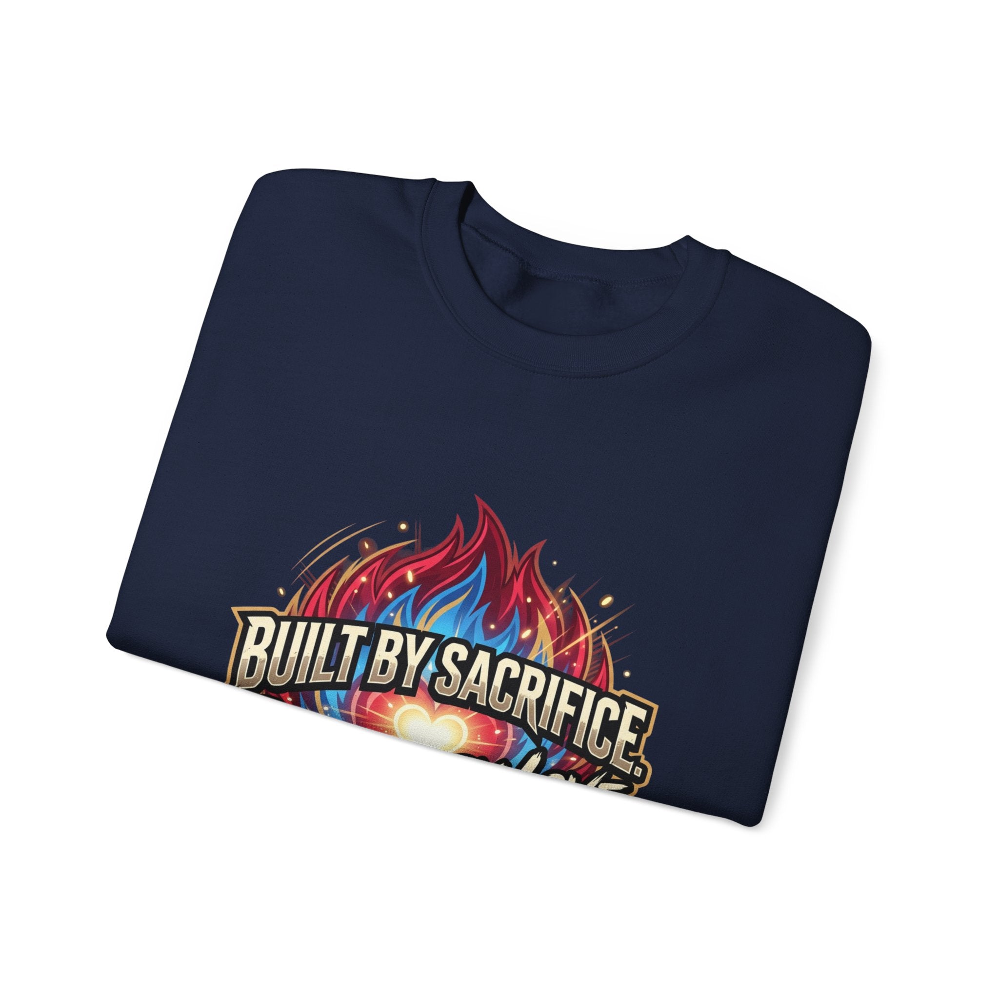 Built By Sacrifice, Powered By Love Crewneck Sweatshirt