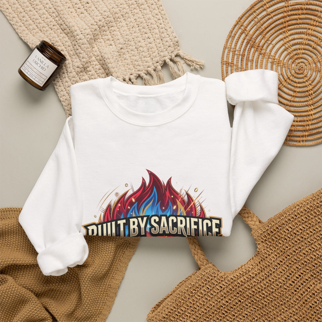 Built By Sacrifice, Powered By Love Crewneck Sweatshirt