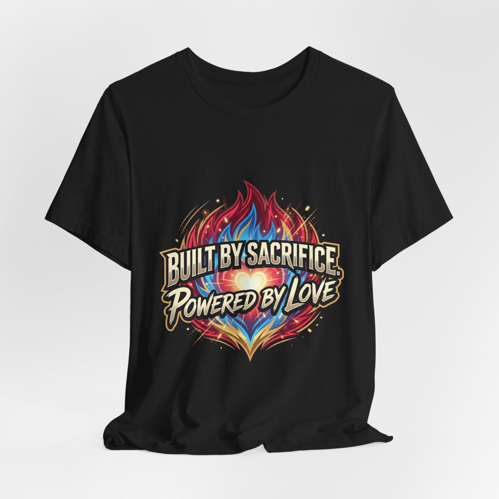 Built by Sacrifice, Powered by Love T‑Shirt